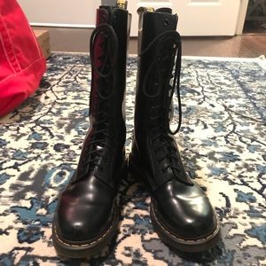 14 eye calf high Doc Martin boots